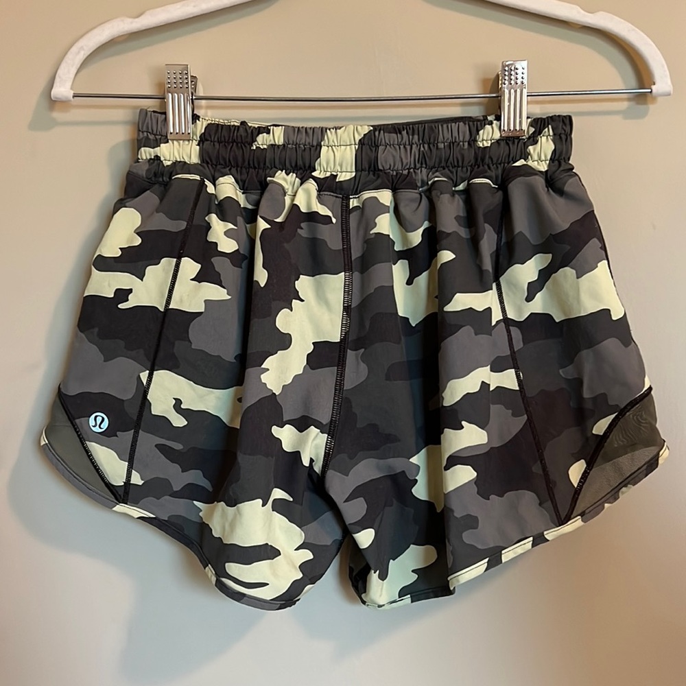 Camo Lululemon Hotty Hot Shorts